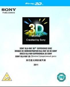 索尼藍光3D試機天碟2011（快門式3D）  366-125 