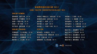 BD50 家庭影院藍光演示碟 NO2 HOME THEATRE DEMONSTRATION BLURAY NO 2 233-074 