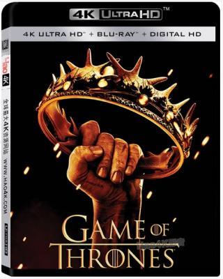 4K UHD 權力的遊戲 第二季/冰與火之歌：權力的遊戲/王座遊戲 第二季 4碟 Game of Thrones Season 2 (2012) 杜比視界 